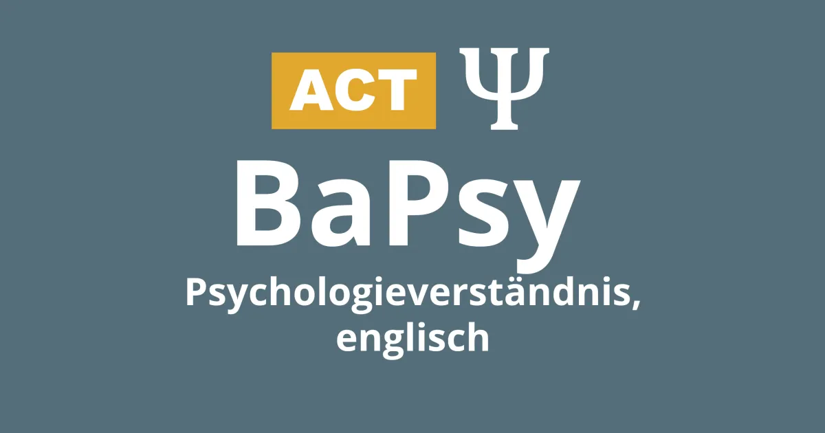 BaPsy-DGPs - Psychologieverständnis Englisch